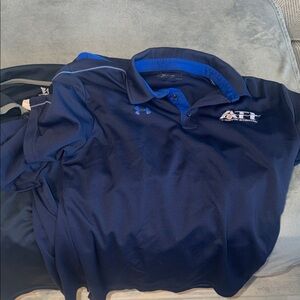 Under Armour and wear guard Dark Blue Men's Polo Shirt